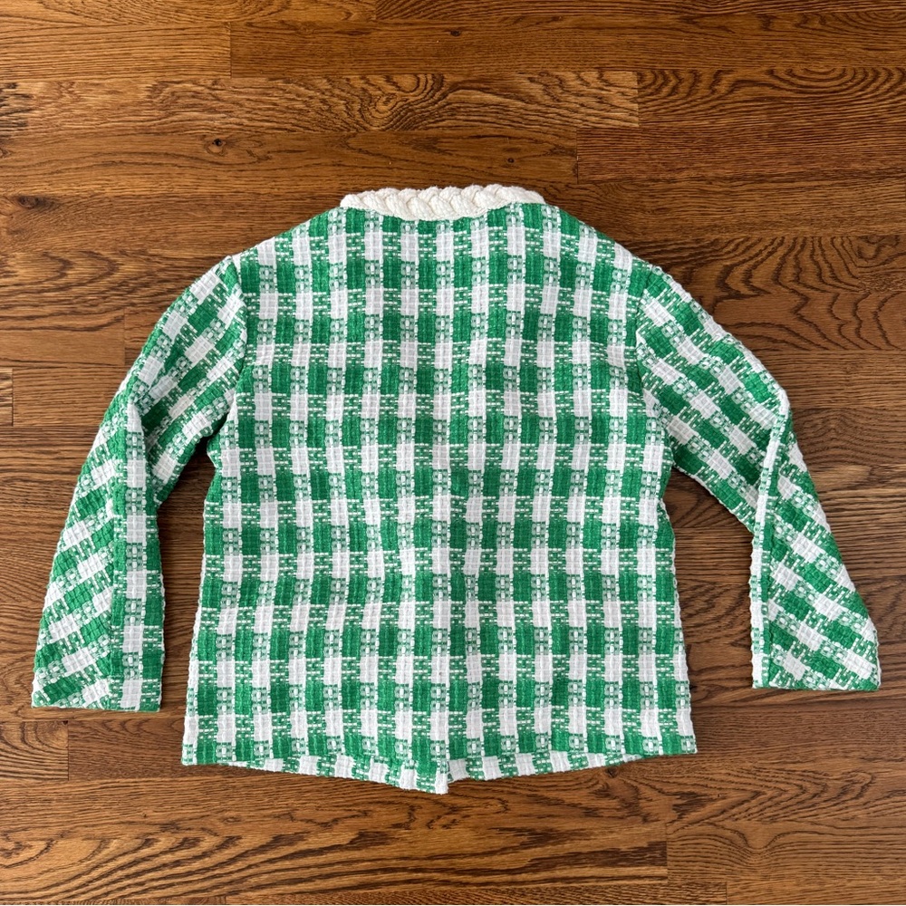Tuckernuck Clodagh Jacket Green & White - Picture 5 of 5